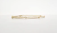 14K Yellow Gold 0.42cttw Diamond Bracelet
