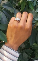 14K Gold 3.69cttw Lab Grown Round Brilliant Cut Diamond Ring