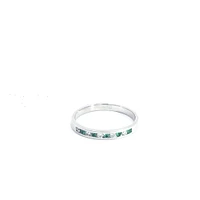 14K Yellow Gold Sapphire and Diamond Ring - Size 6