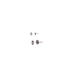 10K White Gold 0.25cttw Diamond Heart Earrings