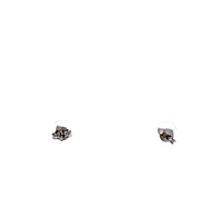 10K White Gold 0.25cttw Diamond Heart Earrings
