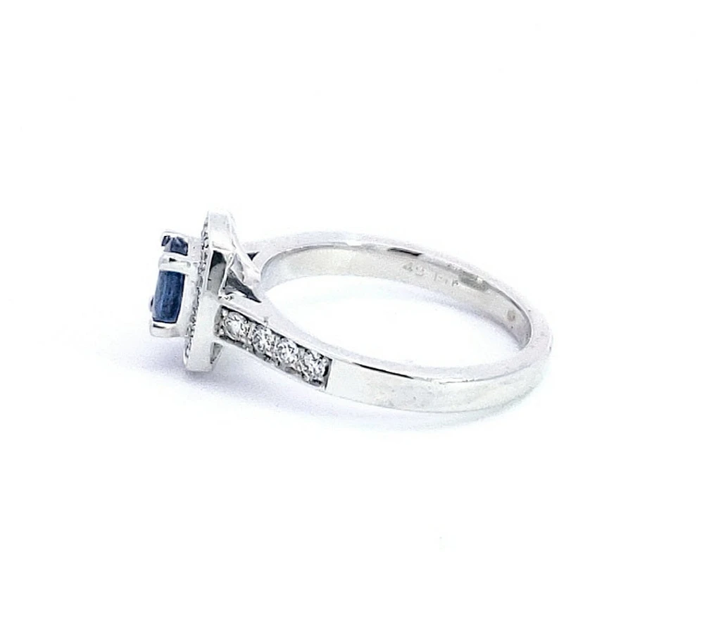 14K Gold Sapphire and Diamond Ring