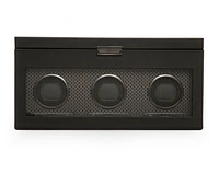Axis Triple Watch Winder with Storage 