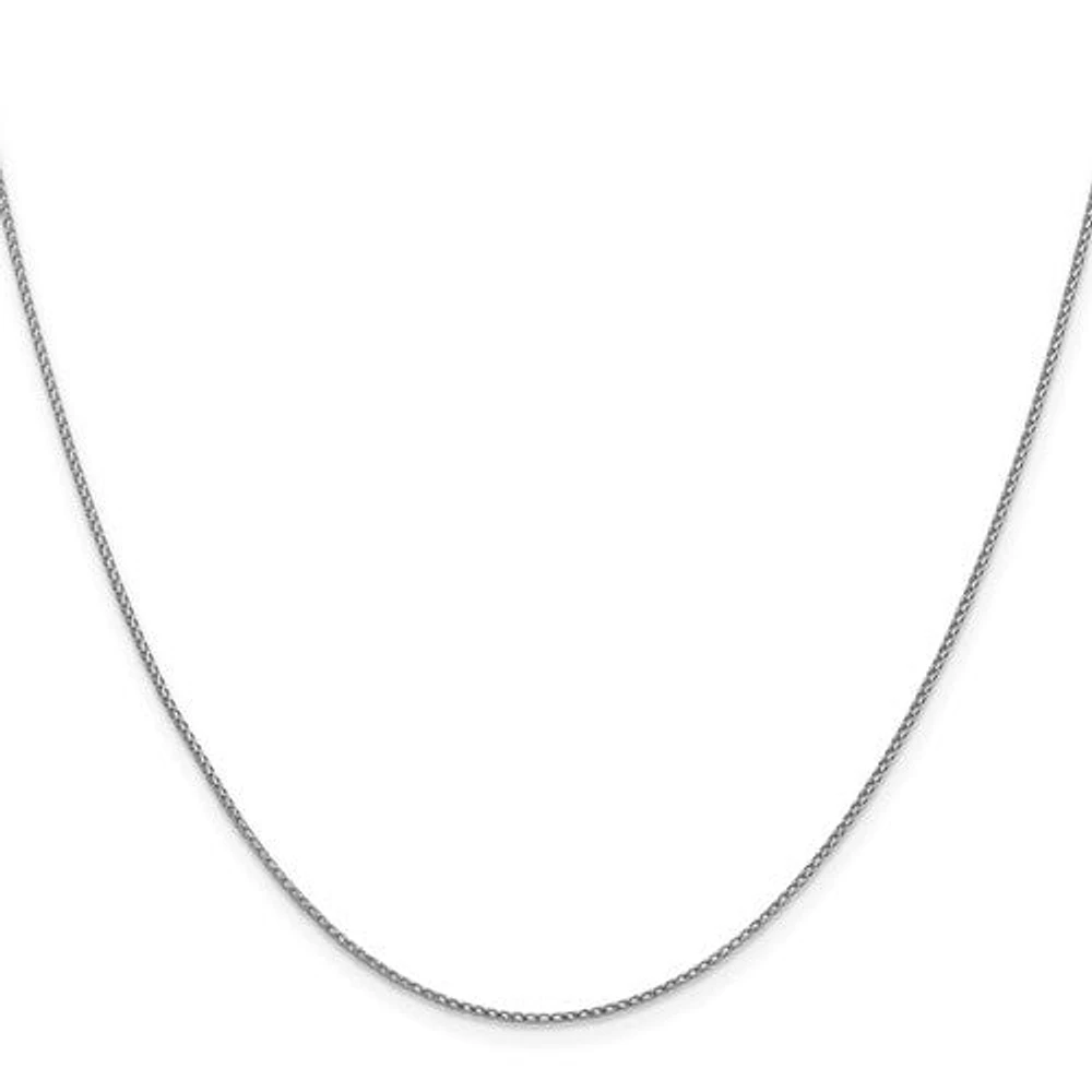 14K Gold 1mm Diamond Cut Open Franco Chain - /