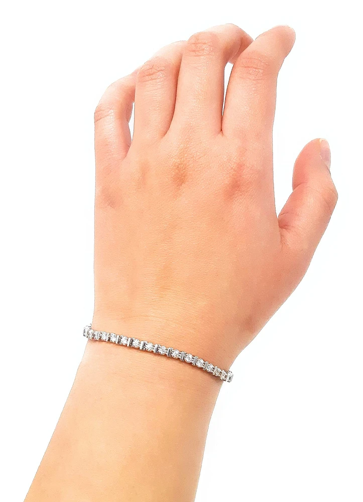 10K Yellow Gold 1.50cttw Diamond Tennis Bracelet, 7" - Yellow Gold
