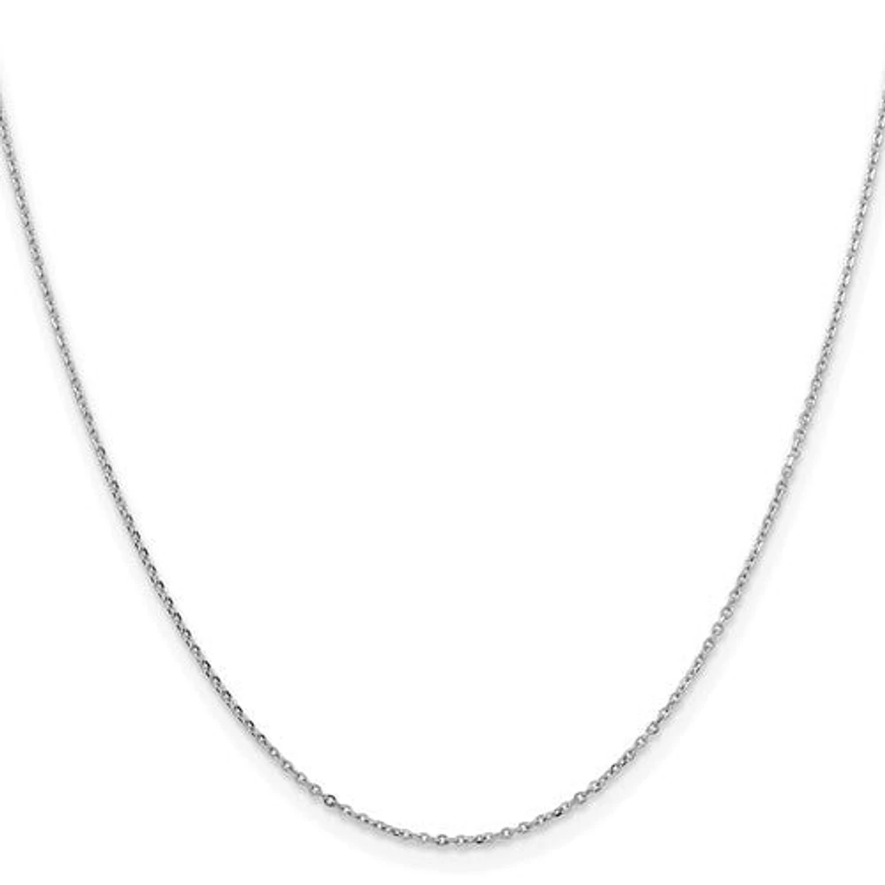 14K Gold 1.05mm Diamond Cut Rolo Chain - /