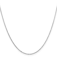 14K Gold 1.05mm Diamond Cut Rolo Chain - /