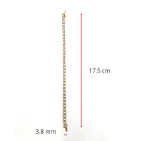 10K Yellow Gold 2.00cttw Diamond Tennis Bracelet, 7"