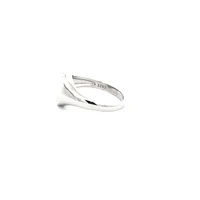 Silver 925 High Polish Cubic Zirconia Engravable Ring