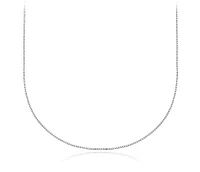 925 Sterling Silver 0.80mm Thick Box Chain - 18 Inches