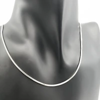 925 Sterling Silver 0.80mm Thick Box Chain - 18 Inches