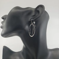 Sterling Silver Earrings 46mm
