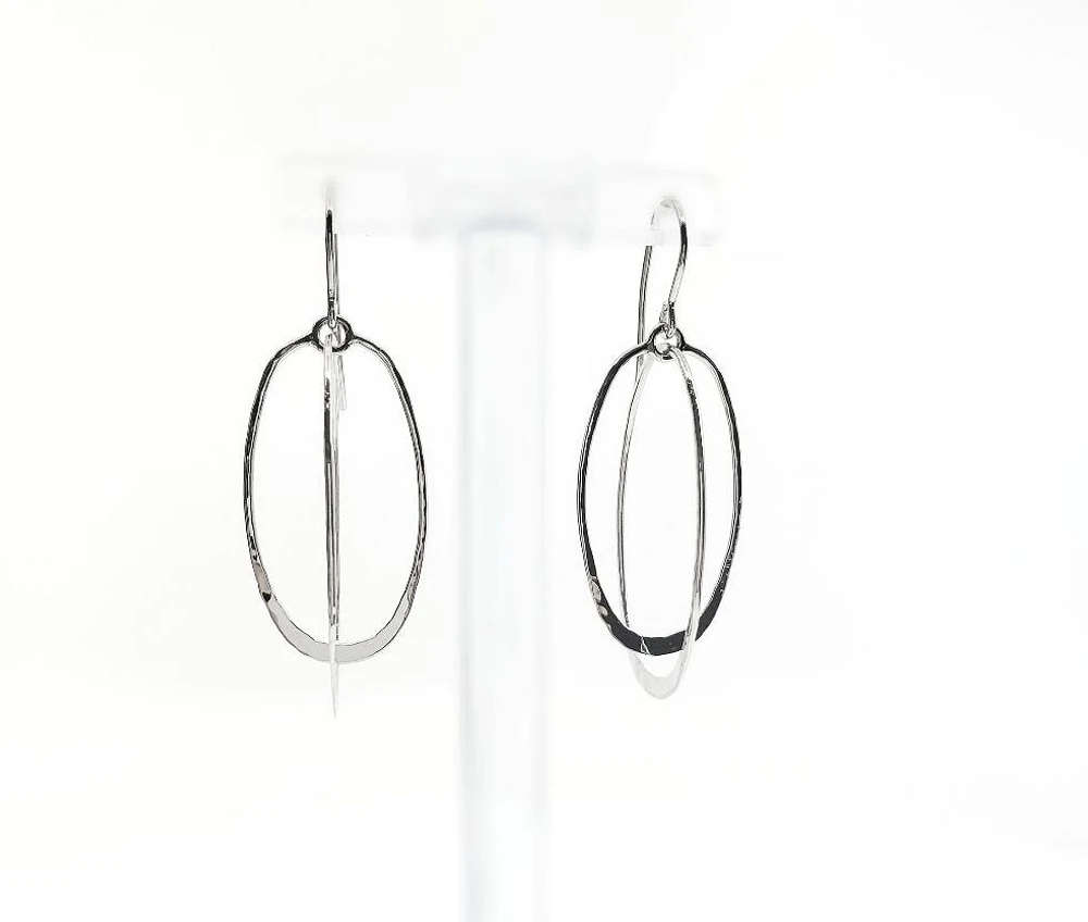 Sterling Silver Earrings 46mm