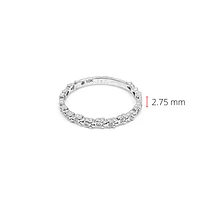 10K White Gold 0.065cttw Diamond Paw Print Ring, size 6.5
