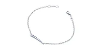 14K White Gold 0.34cttw Canadian Diamond Tennis Bracelet
