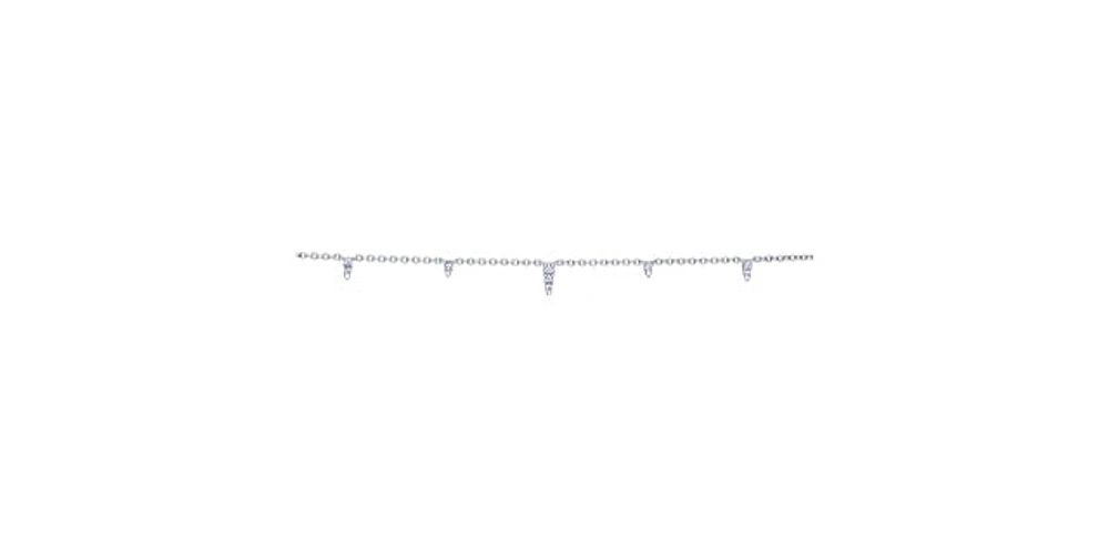 14K White Gold 0.50cttw Canadian Diamond Tennis Bracelet