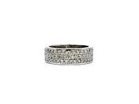 14K White Gold 1.20cttw Diamond Ring, size 6.25