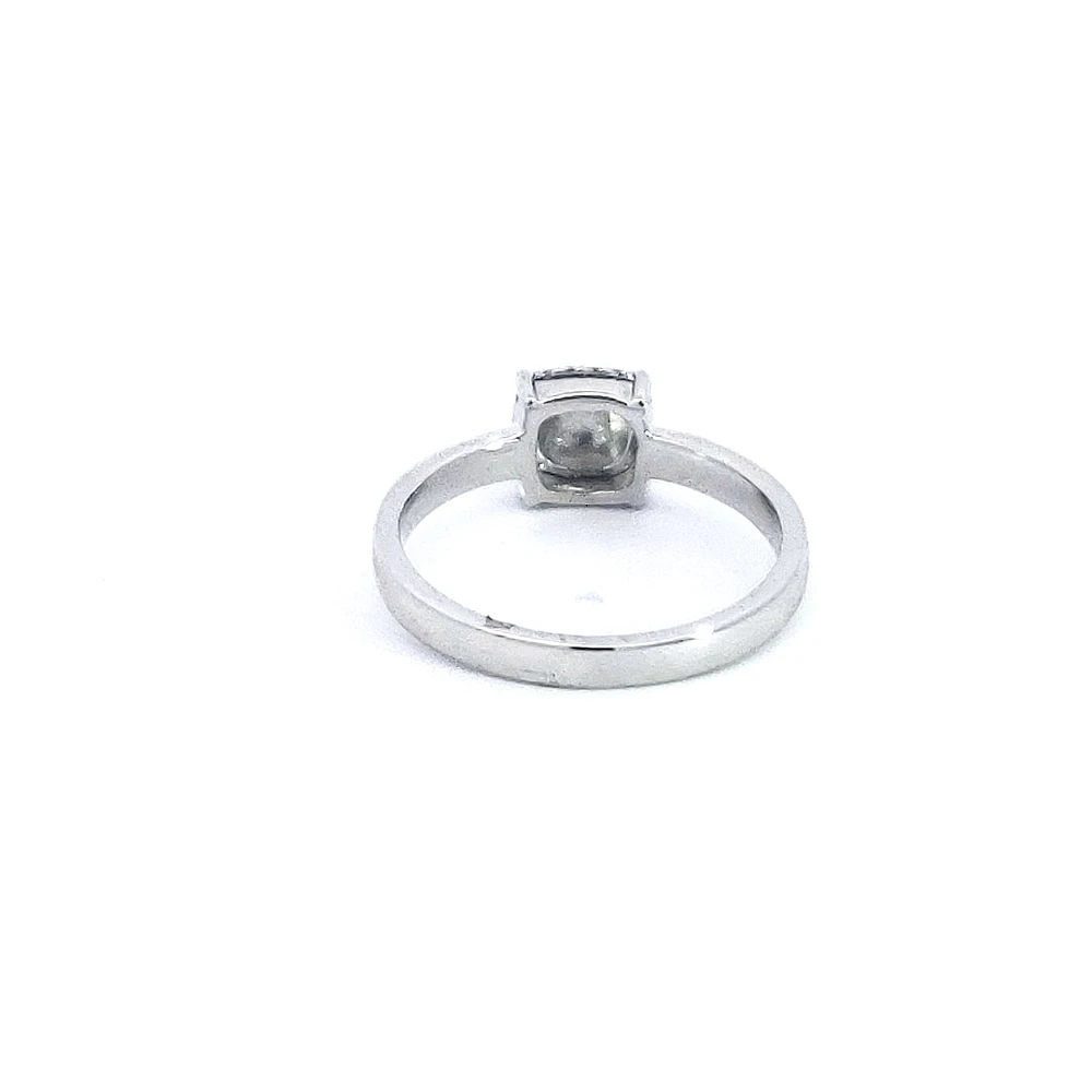 14K White Gold 0.35ctts Diamond Ring - /