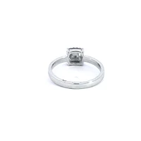 14K White Gold 0.35ctts Diamond Ring - /