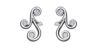 10K White Gold 0.215cttw Canadian Diamond Earrings