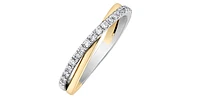 White and Yellow Gold Diamond Ring