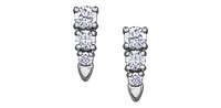 14K Gold 0.30cttw Canadian Diamond Dangle Earrings