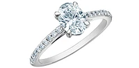 14K Gold 1.20cttw Lab Grown Diamond Engagement Ring, 6.5 - /