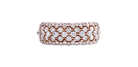 Tracking - 10K Rose Gold 1.00cttw Diamond Ring, size 6.5