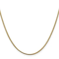 14K Gold 1.0mm Franco Chain - /