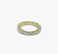 14K Moissanite Eternity Band