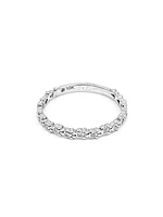 10K White Gold 0.065cttw Diamond Paw Print Ring, size 6.5