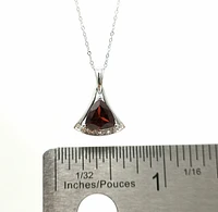 Garnet and Diamond Necklace