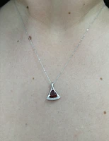 Garnet and Diamond Necklace