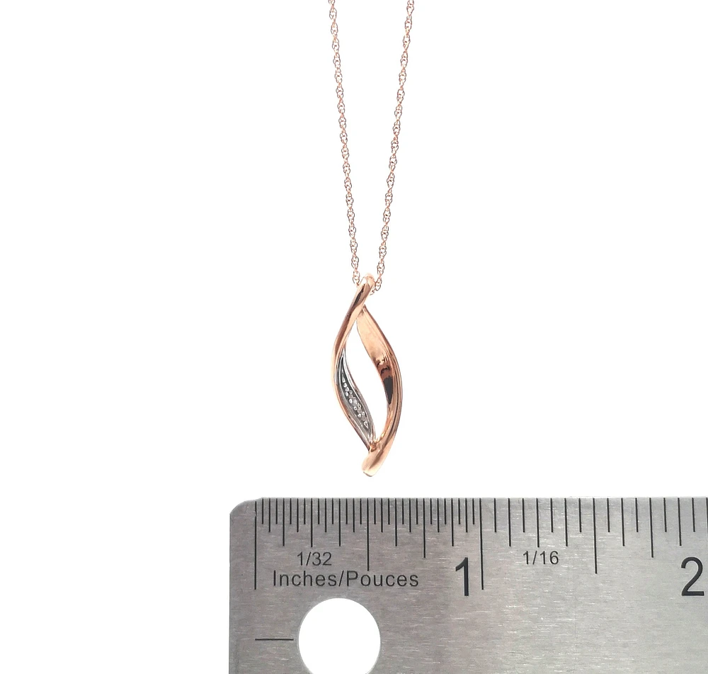 Rose Gold Diamond Pendant