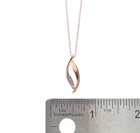 Rose Gold Diamond Pendant