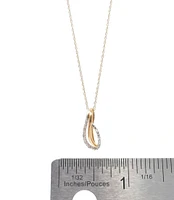 Yellow Gold Diamond Pendant