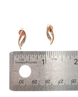 Rose Gold Diamond Earrings