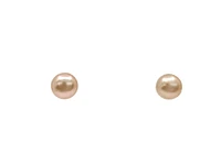 925 Sterling Silver 6-7mm Fresh Water Pearl Earrings with Butterfly Backs