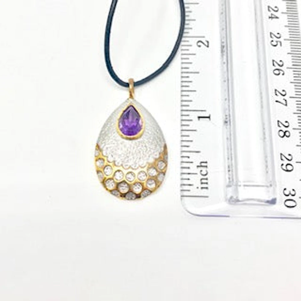 Silver Amethyst Pendant