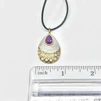 Silver Amethyst Pendant