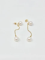 Cultured Pearl Dangle Earrings