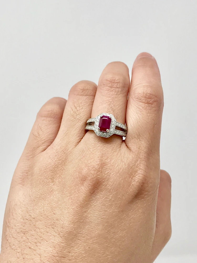 Ruby and Diamond Ring
