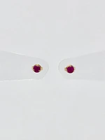 Ruby Stud Earrings