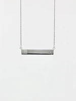 Bar Necklace with Cubic Zirconia