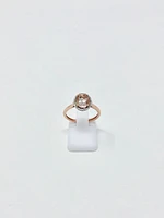 Morganite and Diamond Ring