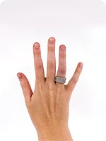 10K White Gold 2.00cttw Diamond Pavé Ring-Size 6.5