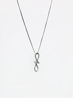 Silver and Diamond Necklace