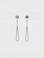 14K Gold 0.44cttw Diamond Dangle / Chandelier Earrings