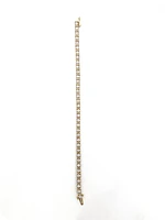 10K Yellow Gold 2.00cttw Diamond Tennis Bracelet, 7"