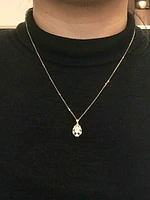 Opal and Diamond Necklace